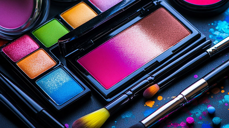 80s Makeup Products and Tools